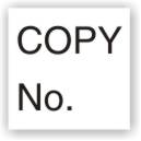 Copy No stamp